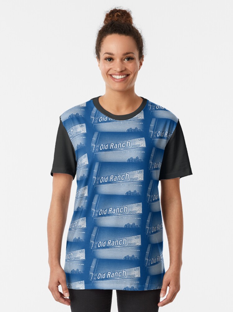 Alternate view of Old Ranch Road, Arcadia, CA by MWP Graphic T-Shirt