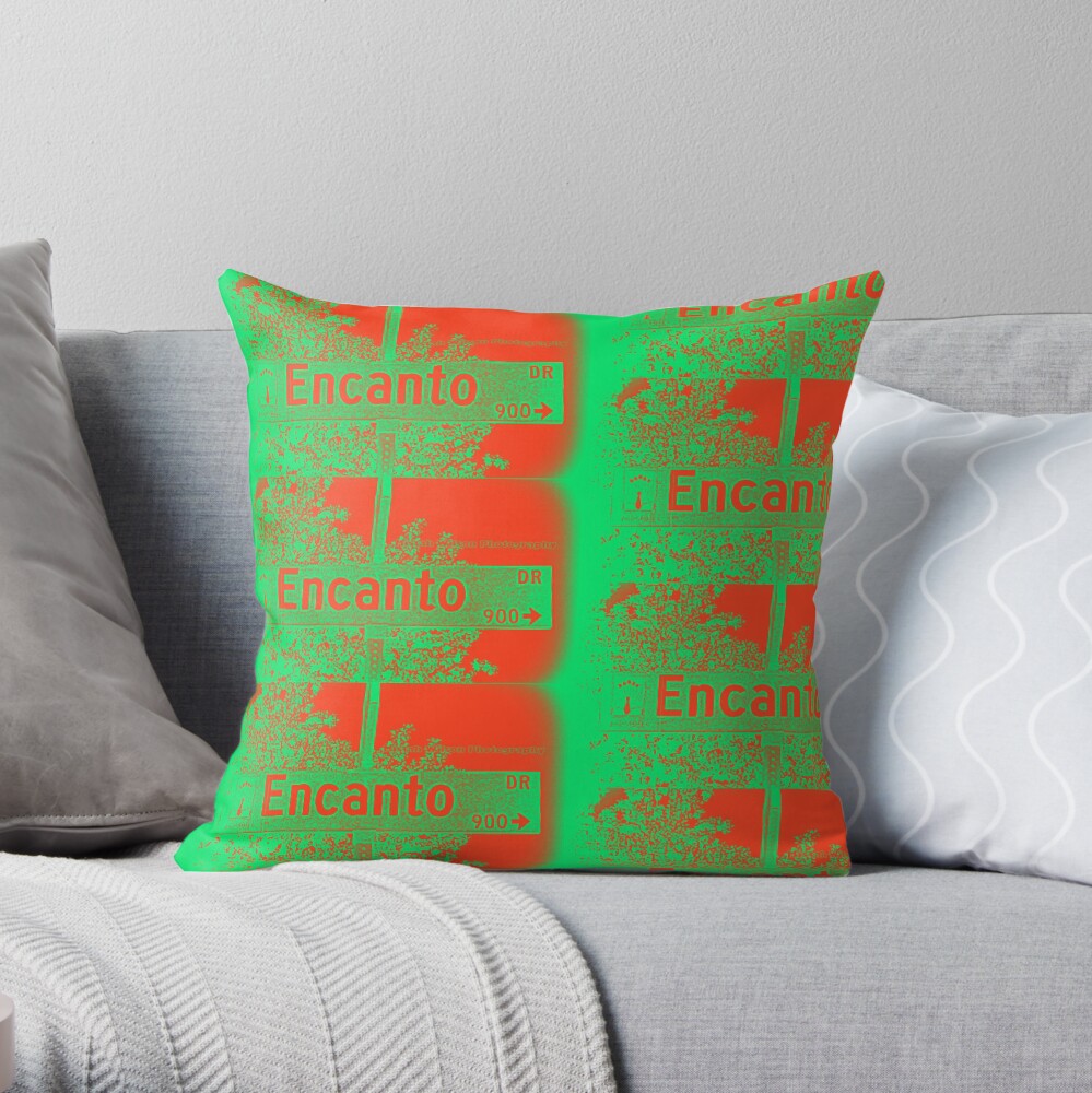 Encanto Drive, Arcadia, CA by MWP Throw Pillow