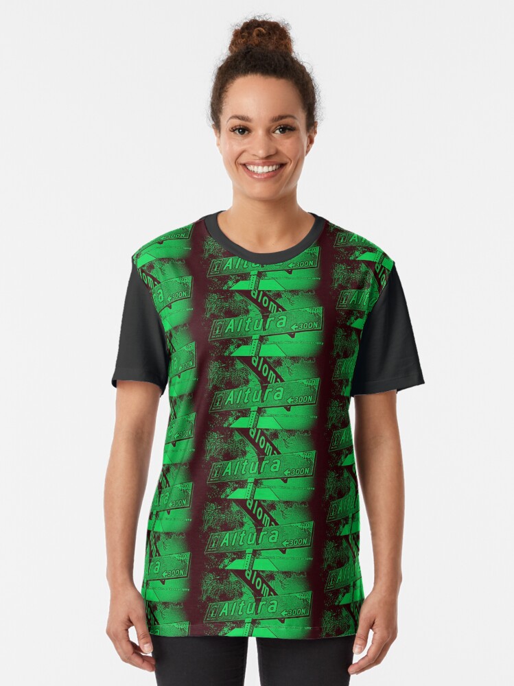 Alternate view of Altura Road, Arcadia, CA by MWP Graphic T-Shirt
