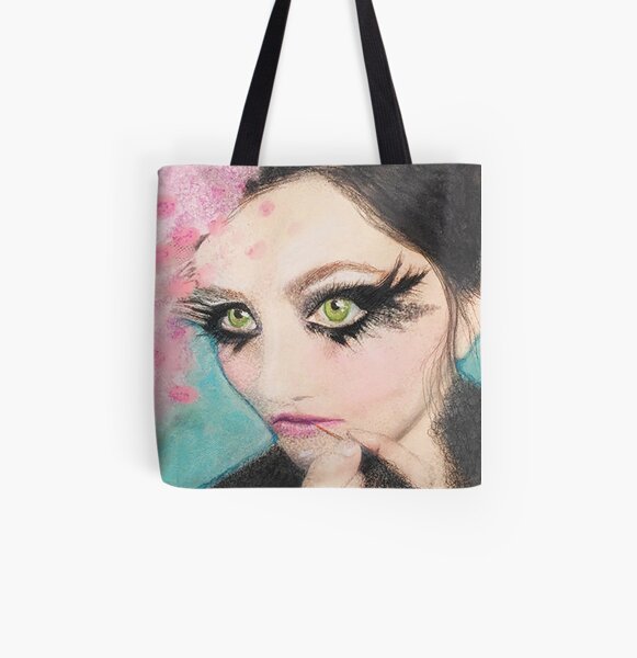 Fashion Beauty Eyelash Makeup Artist Mask All Over Print Tote Bag