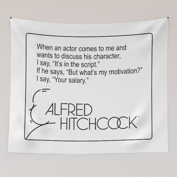 Item preview, Alfred Hitchcock quote: When an Actor Comes to Me designed and sold by JanaMals.