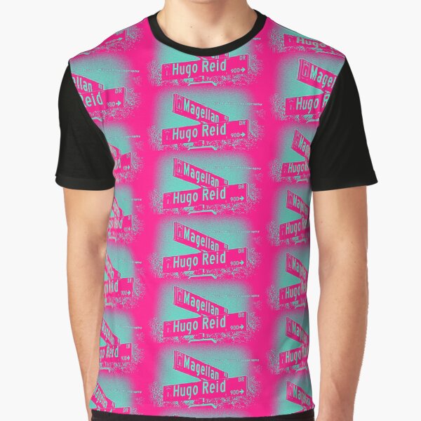 Magellan Road & Hugo Reid Drive, Arcadia, CA by MWP Graphic T-Shirt