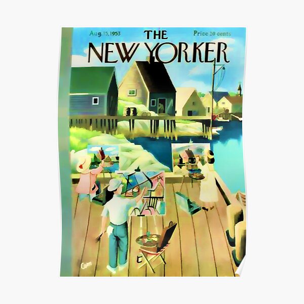 Vintage New Yorker Cover - Circa 1953 Poster