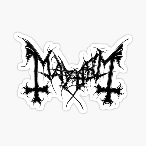 Mayhem Logo Sticker