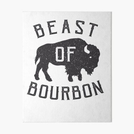 Item preview, Beast of Bourbon Whiskey Buffalo Bison designed and sold by bigraydesigns.