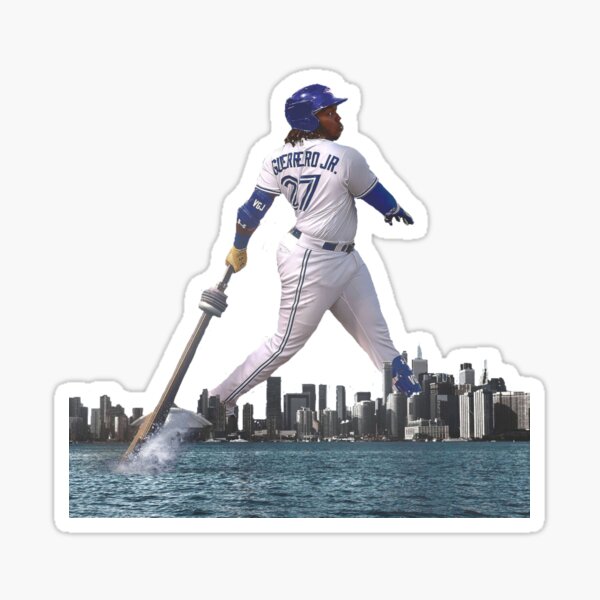 Vlad Guerrero #27 Hits Homerun Sticker for Sale by CheessHead