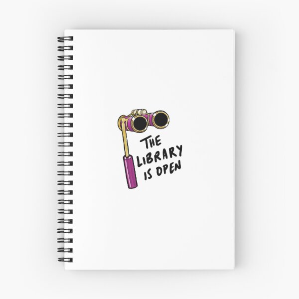 Item preview, The Library Is Open designed and sold by supersiian.