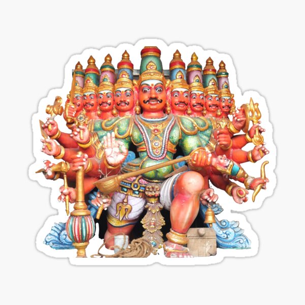 Item preview, Ravana Hindu Demon King designed and sold by signsandsymbols.