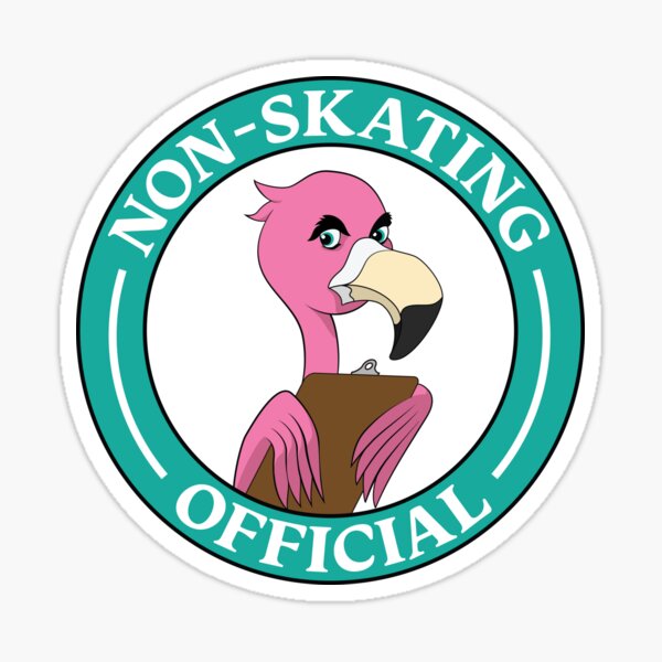 Item preview, Non-Skating Official Flamingo designed and sold by SuperPencil.