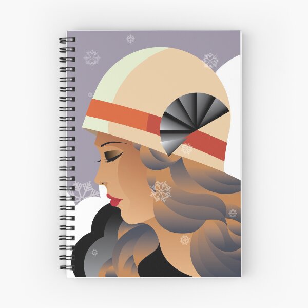 Item preview, Woman Snowflake Art Deco Geometric Posing Vogue Retro designed and sold by 108dragons.