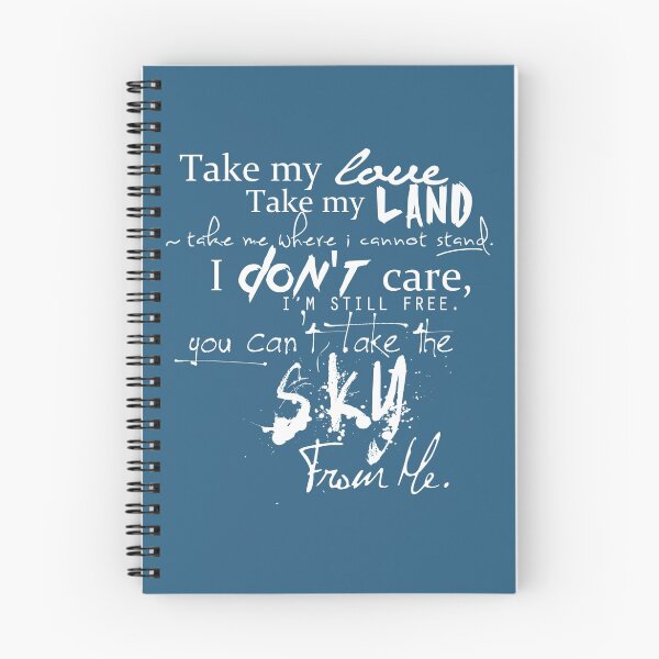 Item preview, Burn the Land and Boil the Sea designed and sold by Vyles.