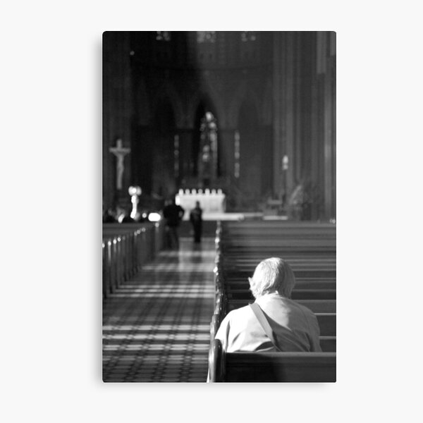 A man and his god Metal Print