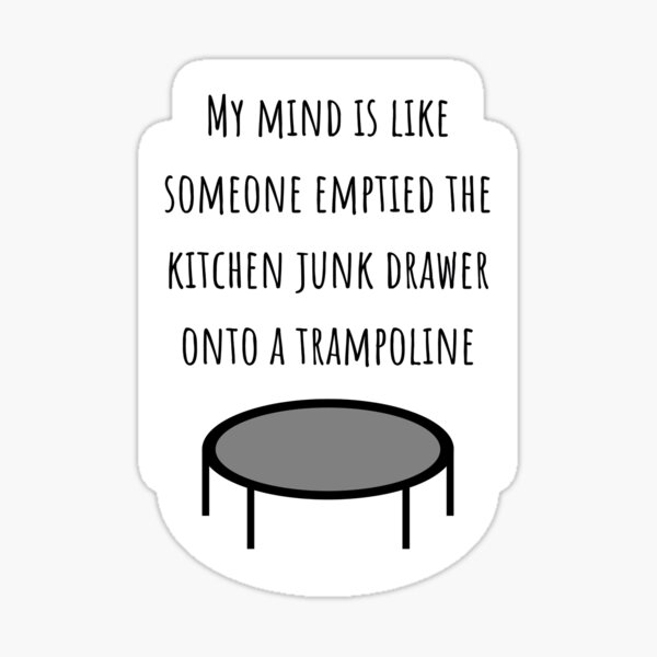 Item preview, The ADHD mind designed and sold by ADDGirl.