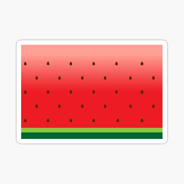 Watermelon Print Sticker