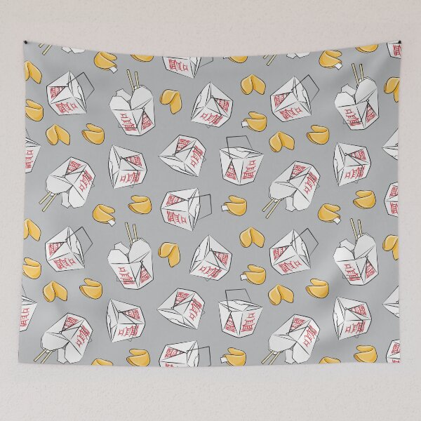 Item preview, Take Out Boxes - Chinese Food on grey designed and sold by littlearrow.