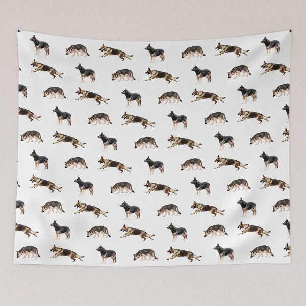 Item preview, German Shepherd Pattern (White) designed and sold by Jared Davies.
