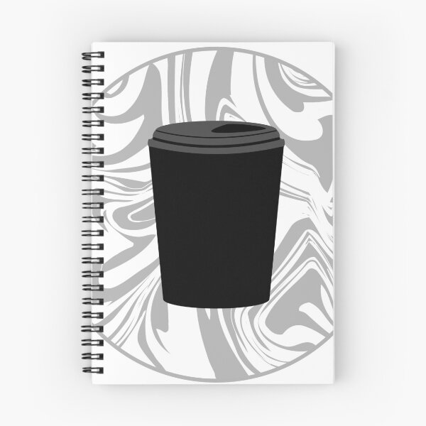Item preview, Black Coffee Cup with Swirl designed and sold by Barrett York.