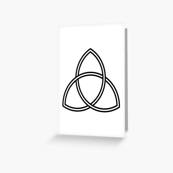 #Triquetra #Celtic #Symbol #Image  Greeting Card