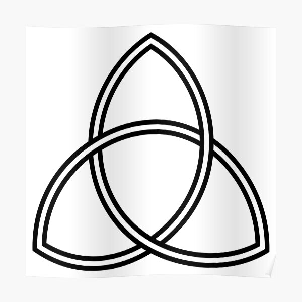 #Triquetra #Celtic #Symbol #Image  Poster