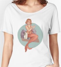 Mermay - Mermaid vs Pollution Relaxed Fit T-Shirt