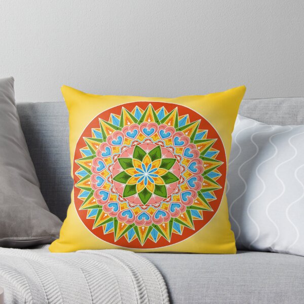 Artikel-Vorschau von Costa Rica Folk Pattern - Verziertes Rad zum Malen von Kaffeochsen, designt und verkauft von patternsjourney.