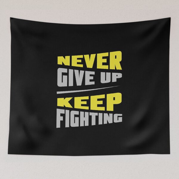 Item preview, Never give up boxing designed and sold by Nessshirts.