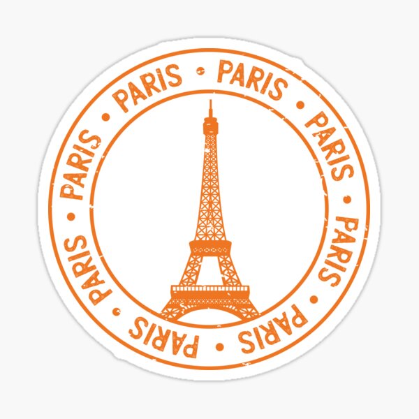 “Stamp Paris passport design” Sticker by KleinJenny | Redbubble