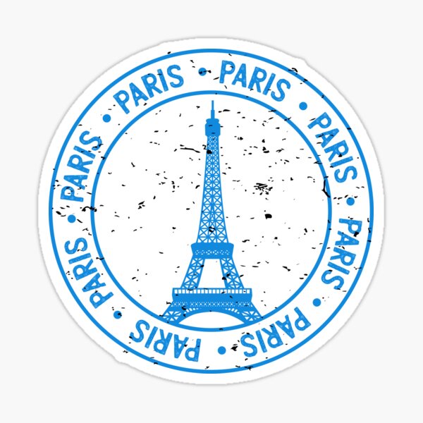“Stamp Paris passport design” Sticker by KleinJenny | Redbubble