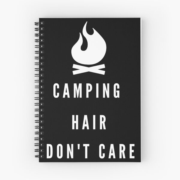 Item preview, Camping Hair Don't Care designed and sold by epicstickers.