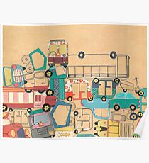 Traffic Jam – A Postcard from India Poster