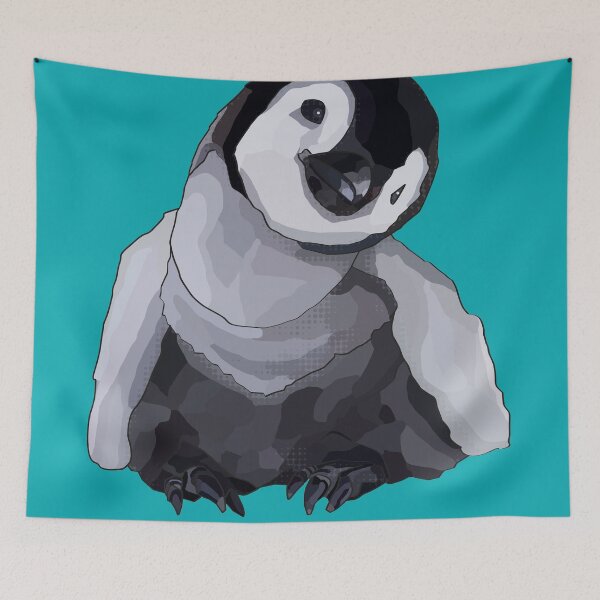 Item preview, Penguin by BeeFoxTree, Baby Penguin - Emperor Penguin Pup designed and sold by BeeFoxTree.