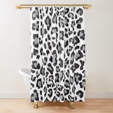 Leopard Shower Curtains Redbubble