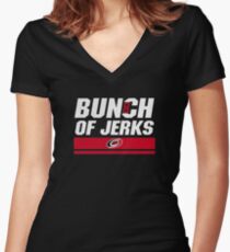 Camiseta entallada de cuello en V Bunch Of Jerks