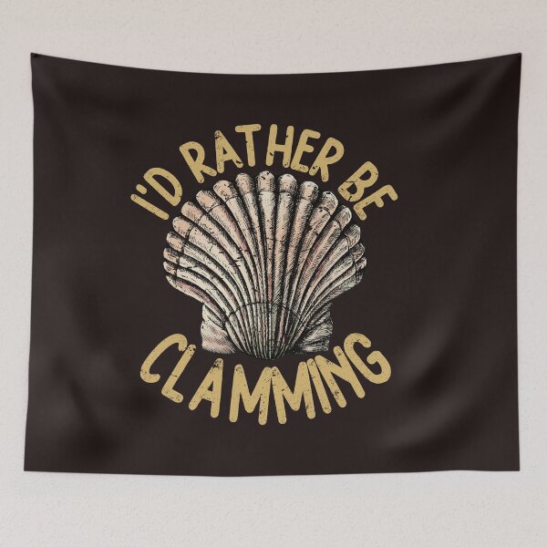 Item preview, Id Rather Be Clamming Shell Collecting Conchologist Gift designed and sold by Hananiah Merch.