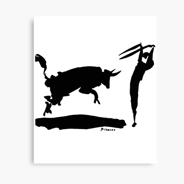Pablo Picasso Bullfight III 1960 Artwork Shirt, Reproduction Canvas Print