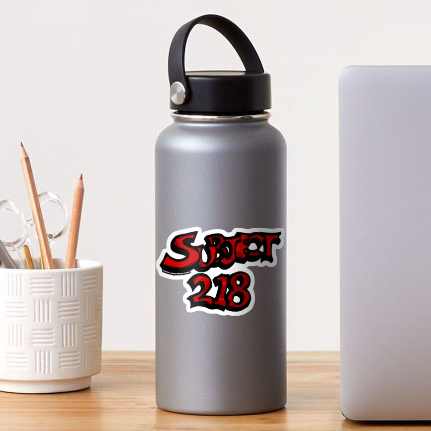 Subject 218 Titlecard Sticker