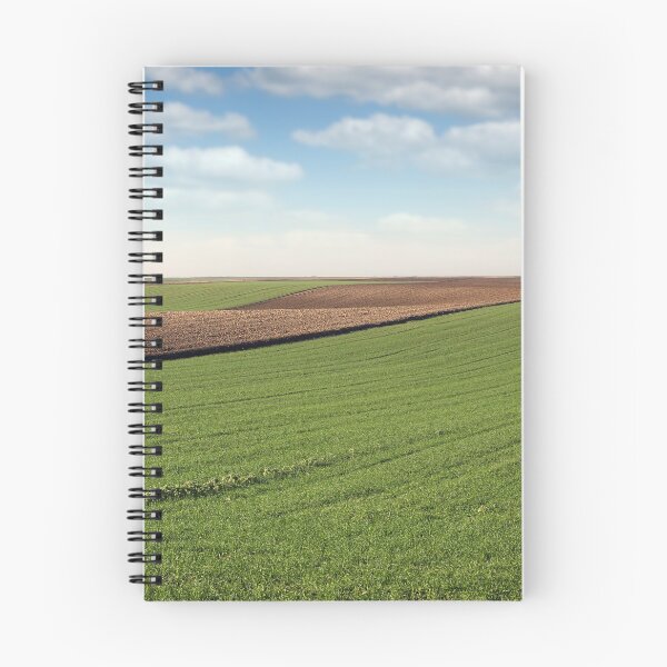 Item preview, young green wheat farmland landscape in spring designed and sold by goceris.