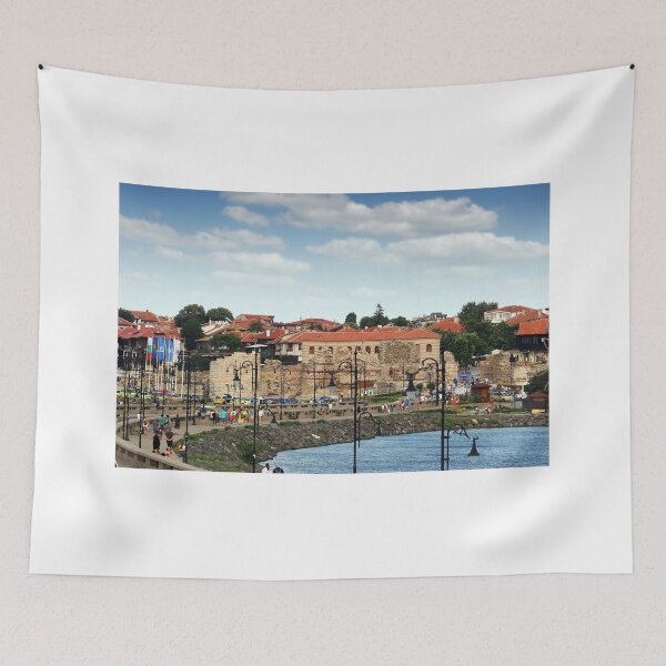 Item preview, old town Nessebar cityscape in summer Bulgaria designed and sold by goceris.