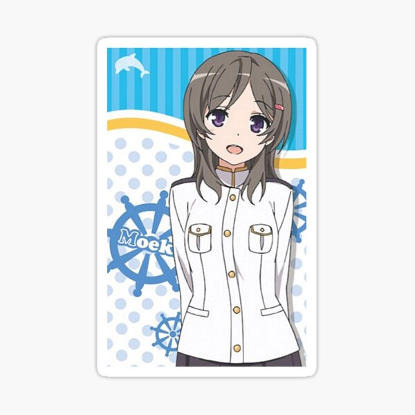 High School Fleet China Moeka Sticker By Mhhgamer Redbubble