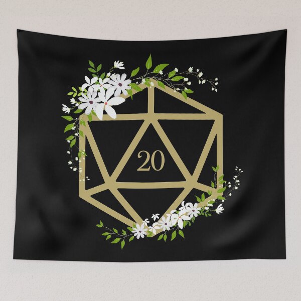 Item preview, D20 Dice Flowers Tabletop RPG designed and sold by pixeptional.