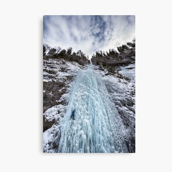  Ice  Climbing Canvas  Prints Redbubble