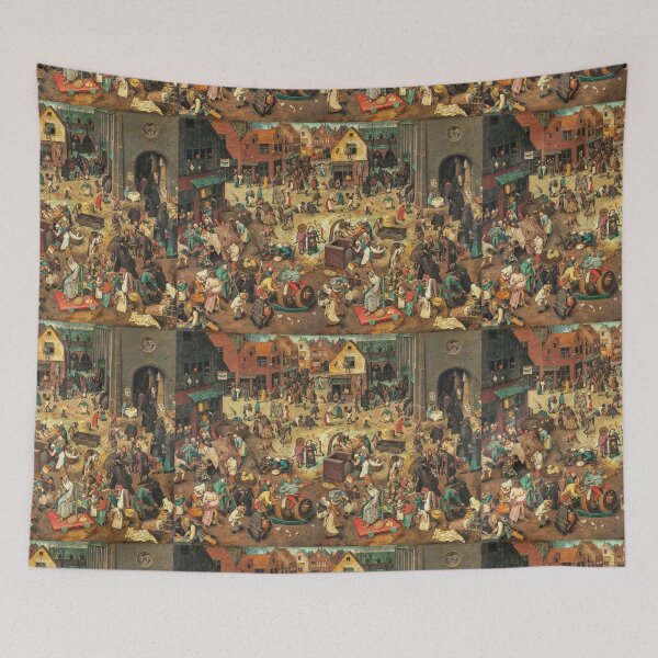 Item preview, Medieval Market town - Hieronymus Bosch designed and sold by Vintage Designs +.