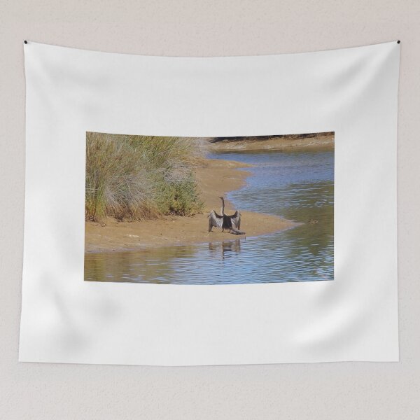 Item preview, Cormorant At The Lake (Mariner's Cove) designed and sold by lezvee.