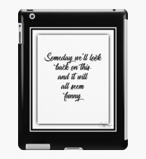 Bruce Springsteen Words Tribute 1 iPad Case/Skin