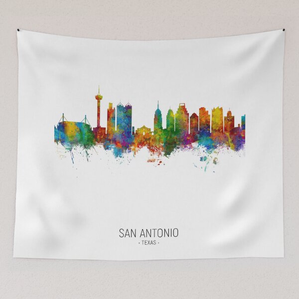 Item preview, San Antonio Texas Skyline designed and sold by ArtPrints.