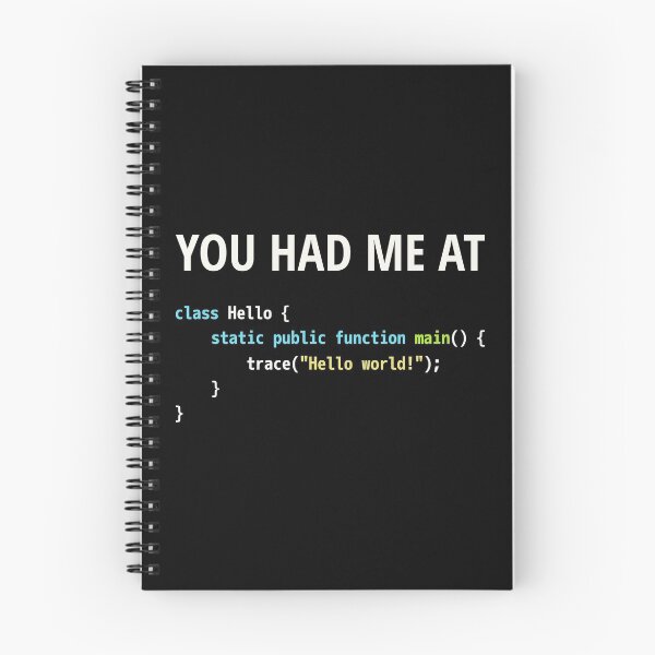 Item preview, You Had Me At Hello World - Haxe Programmer in Love Design designed and sold by geeksta.