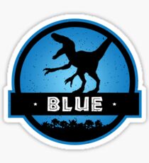 Velociraptor Squad: Blue Team Sticker