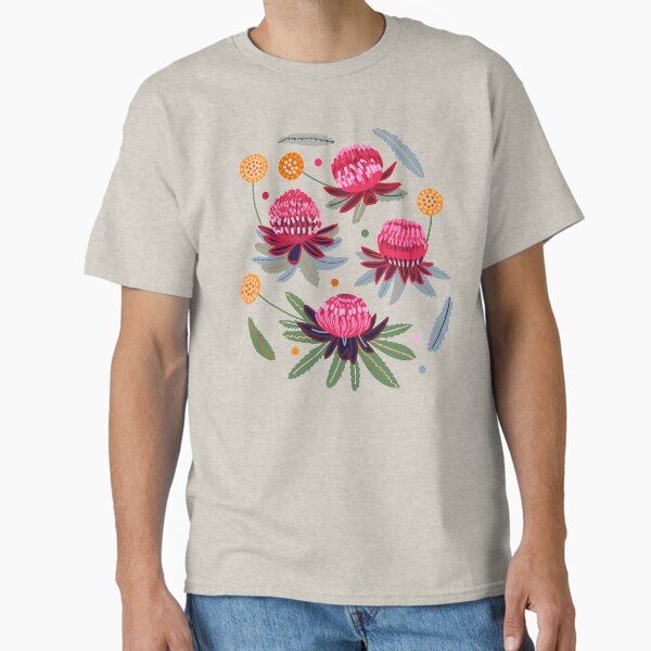 Item preview, Waratahs and Craspedia (Cream)  designed and sold by TigaTiga.