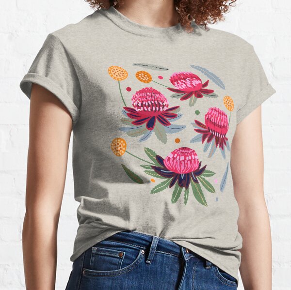 Item preview, Waratahs and Craspedia (Cream)  designed and sold by TigaTiga.