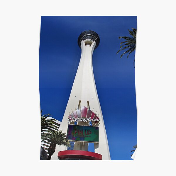 Stratosphere Tower Las Vegas Nevada America Poster